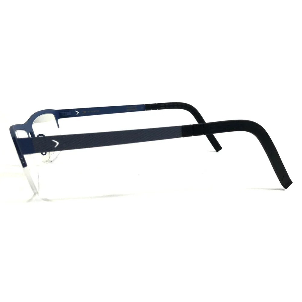 Blackfin Eyeglasses Frame BF734 RUSSEL COL.551 Blue Rectangle Half Rim 55-16-145